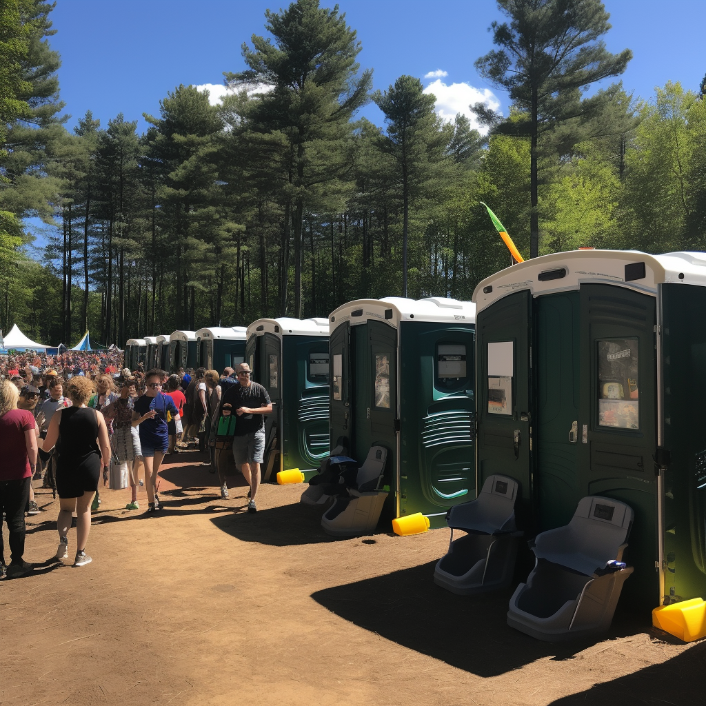 Forest music festival in Lansing MI with Festival Portable Restroom Rentals.